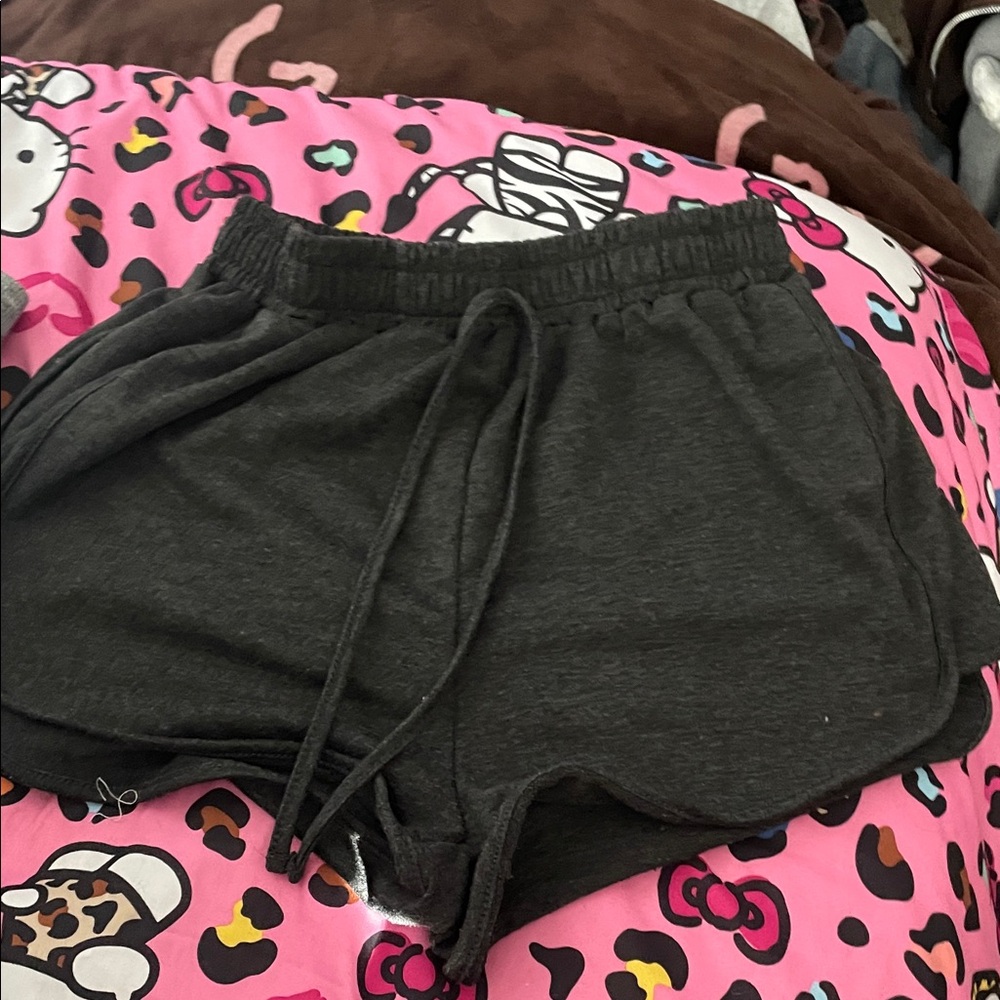 Women's Charcoal Gray Shorts